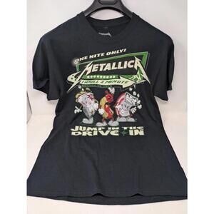 Metallica Jump In The Drive In Concert Tshirt  2020 Big Screen Metal Mania Med